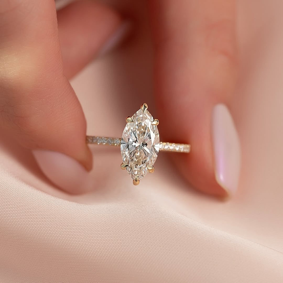 1.5ct Marquise Lab Grown Diamond Ethical Ring