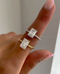 2ct Emerald Lab Grown Diamond IGI Certified Ethical Engagemet Ring