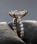 5ct Marquise Lab Grown Diamond IGI Certified Ethical Engagement Ring 18K Gold
